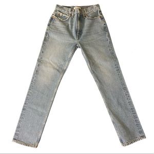 RE/DONE originals 70s straight in faded vintage indigo